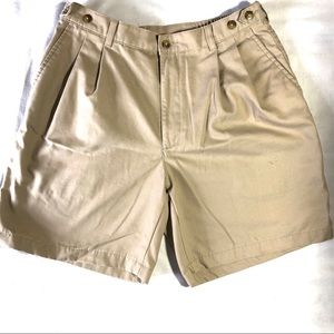 🌴Mens Savane pleated Khaki Shorts Sz 32